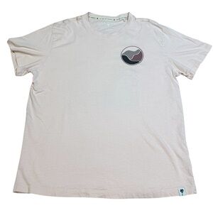 Free Planet Men’s Light Pink Graphic T-Shirt Size L Casual Streetwear